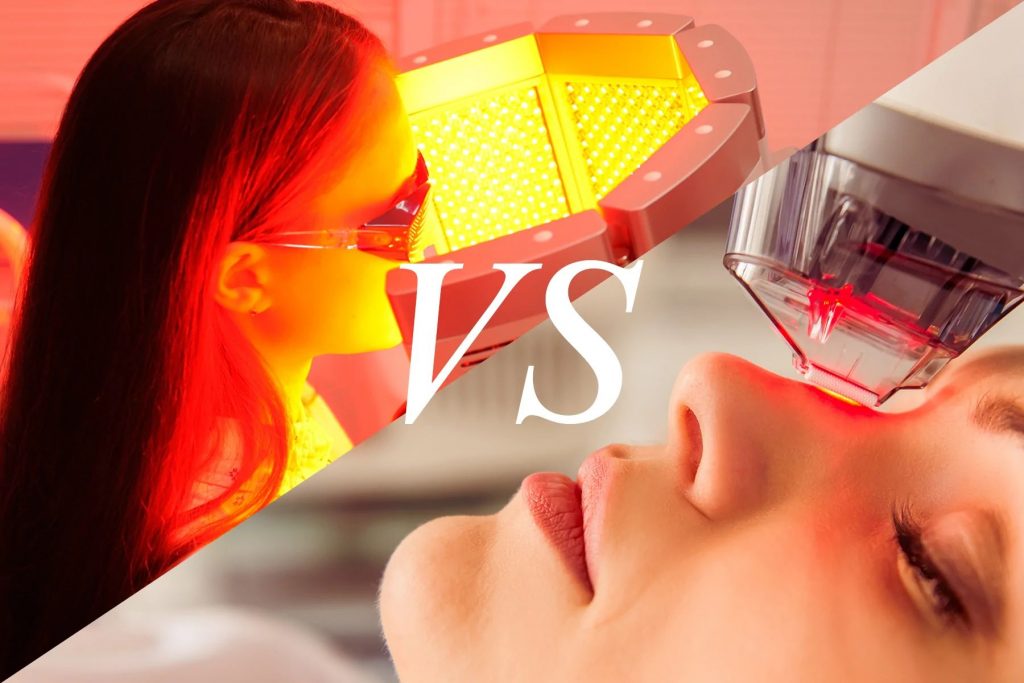 Red Light Therapy Lasers vs. LEDs