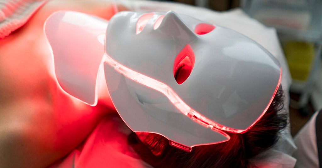 red light therapy skin