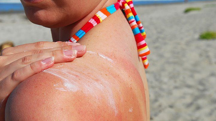 sunscreen and red light therapy